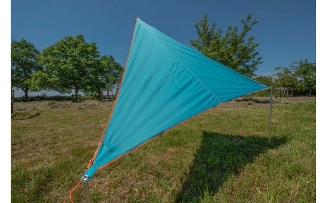 Bent Zip-Canvas Single Verbindbares Sonnensegel 250 X 250 X 250 Cm Türkis 4 Bent Zip-Canvas Single Verbindbares Sonnensegel 250 X 250 X 250 Cm Türkis - Image 2